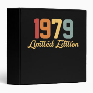 Vintage 1979 Limited Edition Binder
