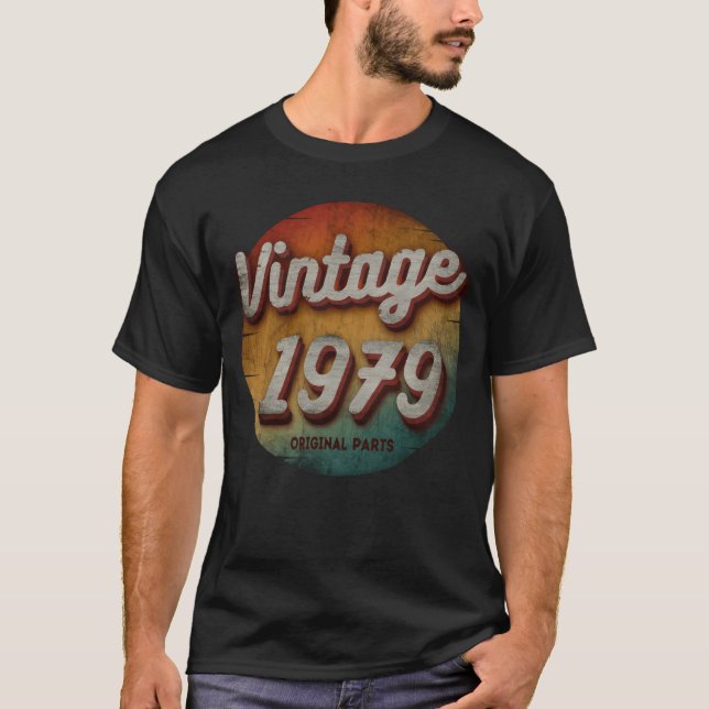 VINTAGE 1979 ORIGINAL PARTS funny T-Shirt (Front)