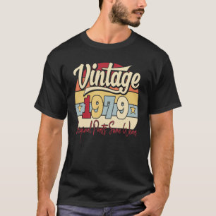 Vintage 1979 Original Parts Some Wear Retro 44th B T-Shirt