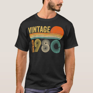 Vintage 1980 Birthday Gift 40 Years Old T-Shirt