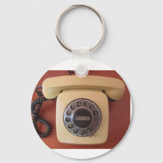 Vintage 1980s India Telephone Nostalgia sticker Keychain
