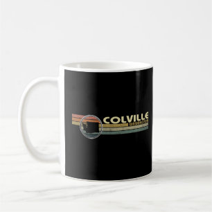 Vintage 1980s Style COLVILLE, WA  Coffee Mug