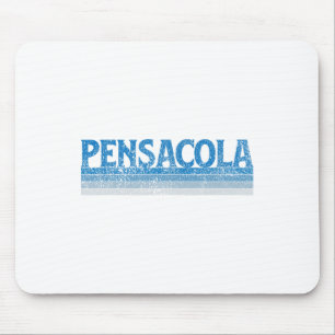 Vintage 1980s Style Pensacola Florida _1 Mouse Pad