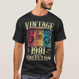 Vintage 1981 Limited Edition 1981 41 years old 41s T-Shirt