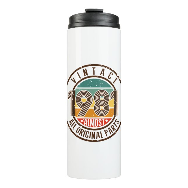 Vintage 1981 thermal tumbler (Front)