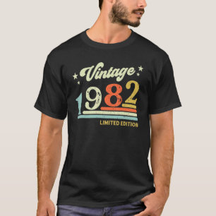 Vintage 1982  1982 40th Birthday 40 Years Old T-Shirt