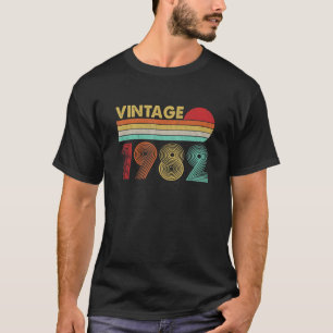 Vintage 1982 Funny  40th Birthday 40 Years Old T-Shirt