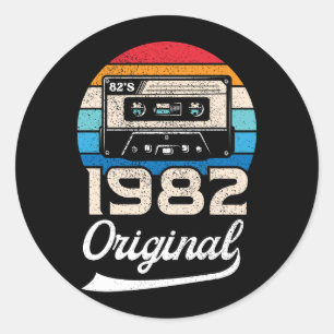Vintage 1982 Original Parts Classic Round Sticker