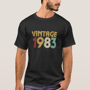 Vintage 1983 41st Birthday for Men Women 41 Years  T-Shirt