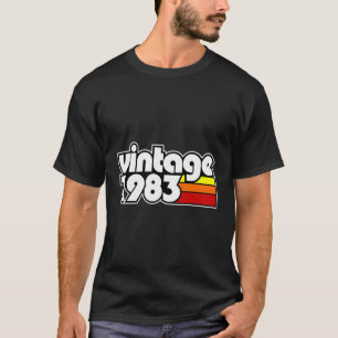 Vintage 1983 Retro Birthday T-Shirt