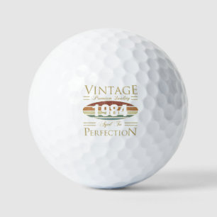 Vintage 1984 40th Birthday Golf Balls