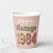 Vintage 1984: Glittering Memories Customer Cup