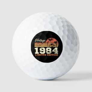 Vintage 1984 Limited Edition 40th Birthday Golf Balls