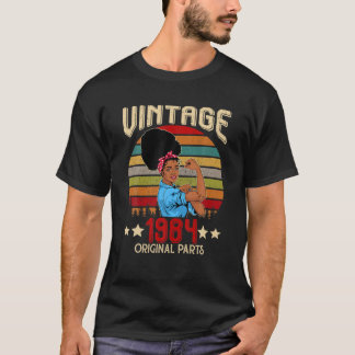 Vintage 1984 Made In 1984 38Th Birthday 38 Years O T-Shirt