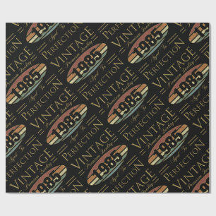 Vintage 1985 40th Birthday Wrapping Paper