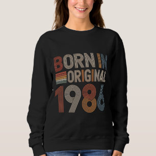 Vintage 1986 Birthday Retro 70s Style Vintage 1986 Sweatshirt