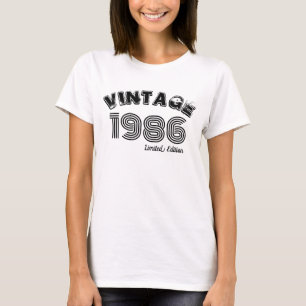 Vintage 1986 Custom 40th Birthday T-Shirt