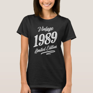 Vintage 1989  33 Year Old Retro 33th Birthday Grap T-Shirt