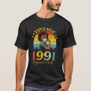 Vintage 1991 Made In 1991 Retro 30Th Birthday 30 Y T-Shirt