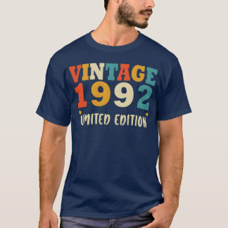Vintage 1992 Vintage Retro Birthday Gift friends T-Shirt