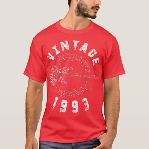 Vintage 1993 Birthday Limited Edition Guitar Music T-Shirt