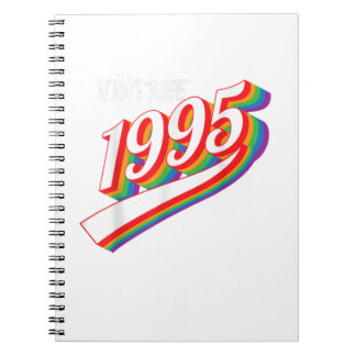 Vintage 1995 Cool Party Birthday Retro 1995  Notebook