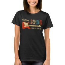 Vintage 1996 Birthday Electric Guitar Bassist  