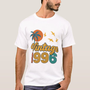 Vintage 1996 Limited Edition Men Women Birthday T-Shirt