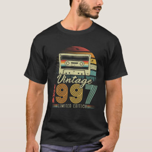 Vintage 1997 Retro Cassette 1997 29th Birthday 29 T-Shirt