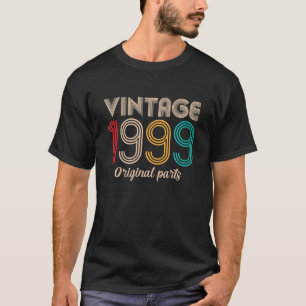 Vintage 1999 23rd Birthday Gifts Retro Vintage 23 T-Shirt