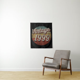 VINTAGE 1999 MEN WOMEN BIRTHDAY GIFT TAPESTRY