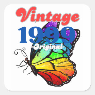 Vintage 1999: Original Square Sticker