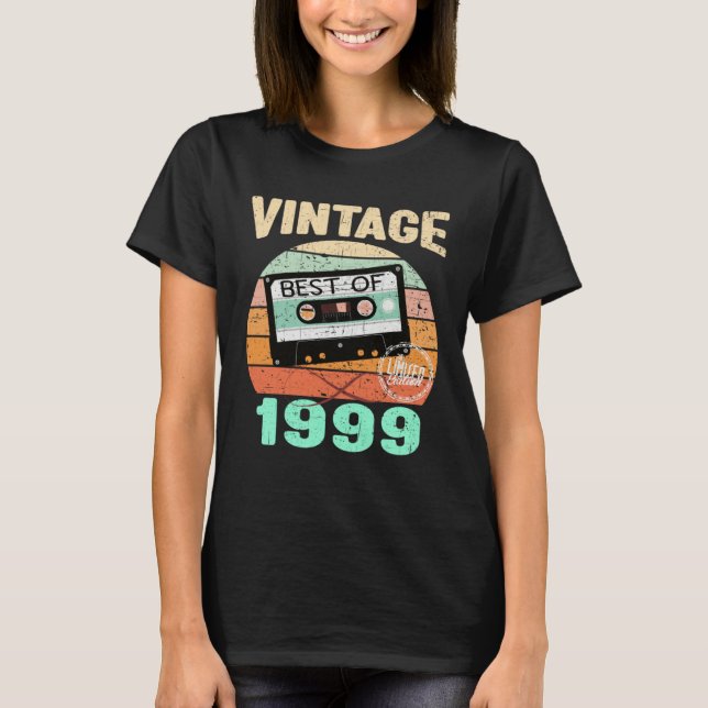 Vintage 1999 Vintage Cassette Best of T-Shirt (Front)