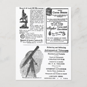 Vintage 19th Century Advertising Newspaper Fun Fab Postcard