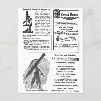 Vintage 19th Century Advertising Newspaper Fun Fab Postcard