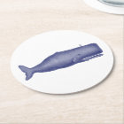 Vintage 19th Century Whale Drawing N