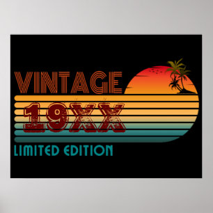 vintage 19XX limited edition  Poster
