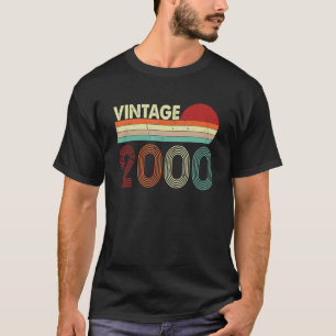 Vintage 2000 23rd Birthday  Retro Vintage 23 Years T-Shirt