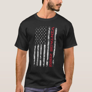 Vintage 2002 21st Birthday 21 Years Old US Flag T-Shirt
