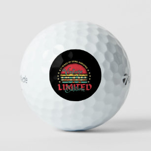 Vintage 2002 Limited Edition  21 year old 21st  Golf Balls