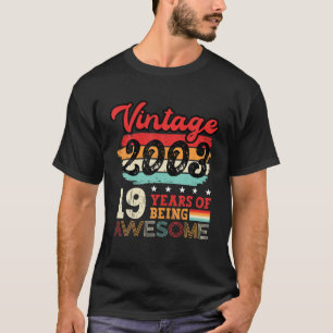 Vintage 2003 19Th Birthday Legend Bday 19 Year Old T-Shirt
