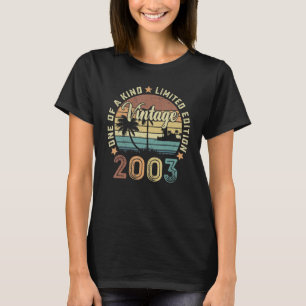 Vintage 2003 Bday 19th Birthday 19 Year Old T-Shirt