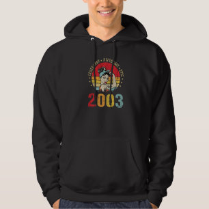 Vintage 2003 Birthday Legendary Awesome Epic Since Hoodie