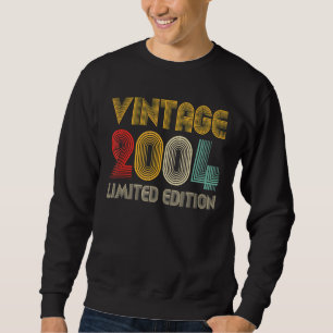 Vintage 2004  18 Years Old  18th Birthday Sweatshirt