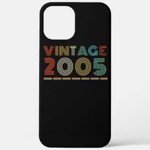 Vintage 2005 17 Years Old Gifts 17th Birthday iPhone 12 Pro Max Case