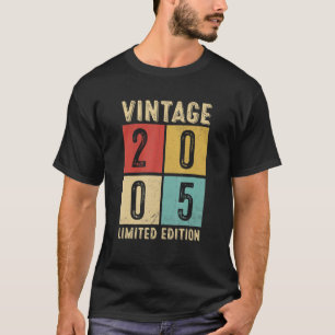 Vintage 2005  Made In 2005 18th Birthday T-Shirt