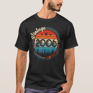 Vintage 2006 16Th Year Old Birthday Gifts Limited T-Shirt