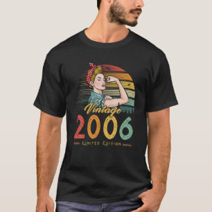Vintage 2006 Limited Edition 2006 16Th Birthday 16 T-Shirt