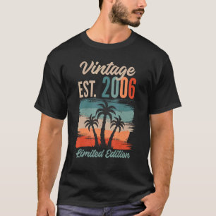 Vintage 2006 Rainbow Sunset Palm T-Shirt