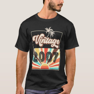 Vintage 2007 15th Birthday Classic 15 Years Old B  T-Shirt